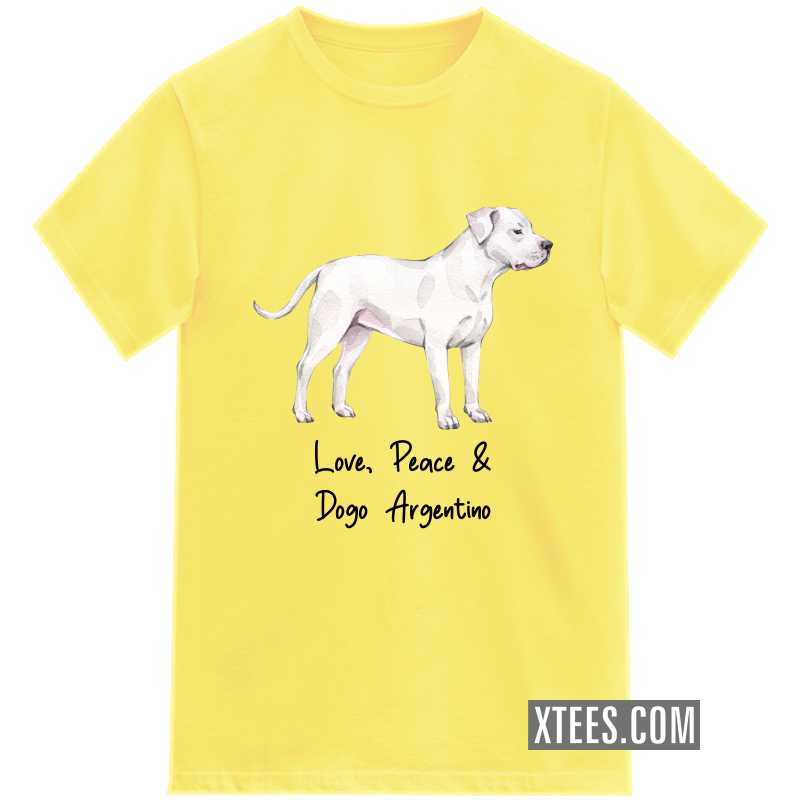 Dogo Argentino Dog Printed T-shirt image