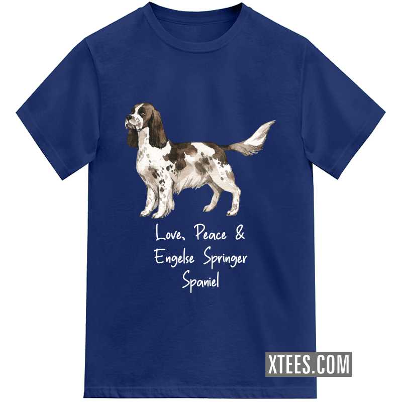 Engelse Springer Spaniel Dog Printed Kids T-shirt image