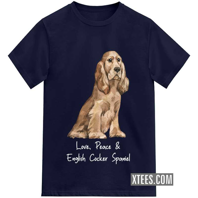 English Cocker Spaniel Dog Printed Kids T-shirt image