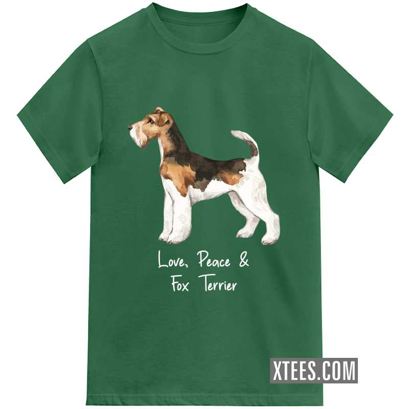 Fox Terrier Dog Printed Kids T-shirt image