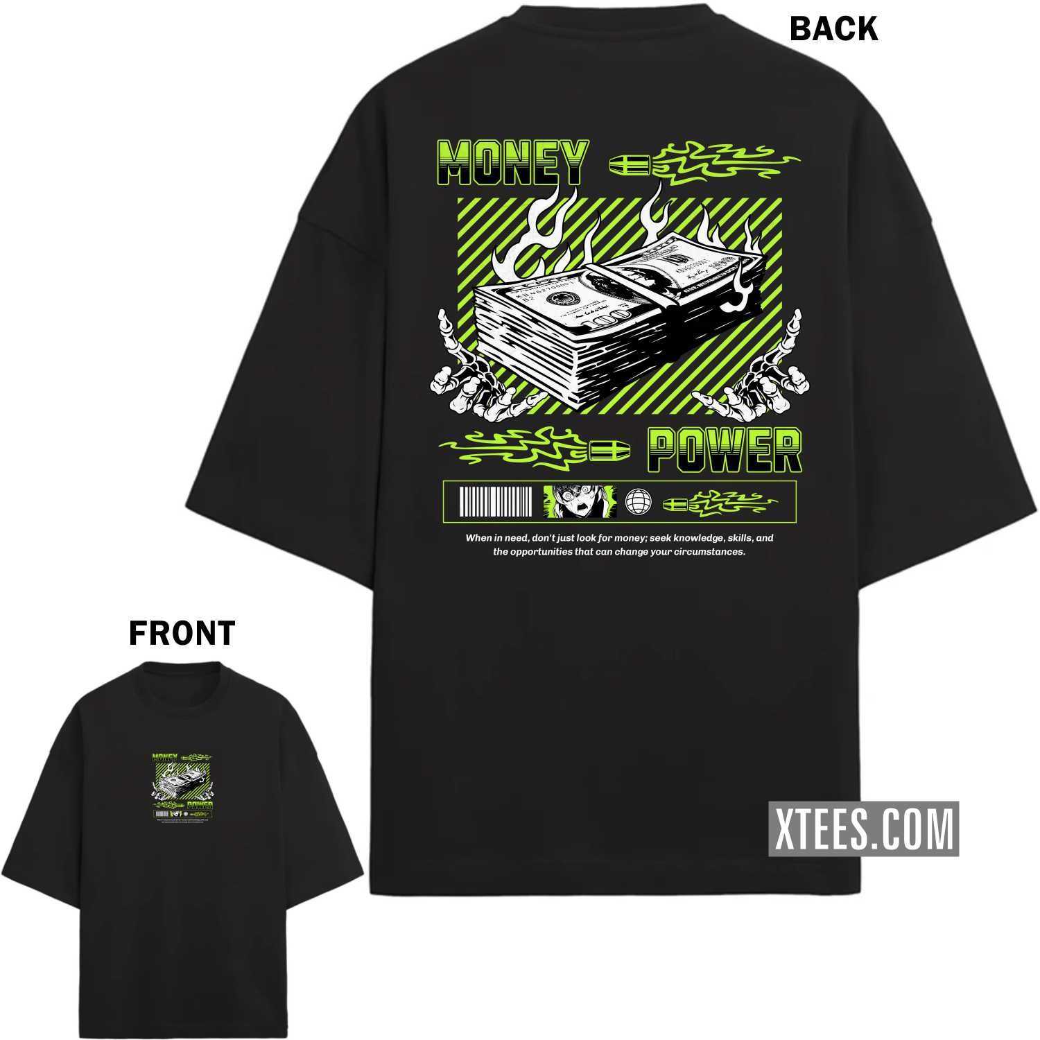 Graphics Printed Streetwear Oversized T-shirt 00004 image