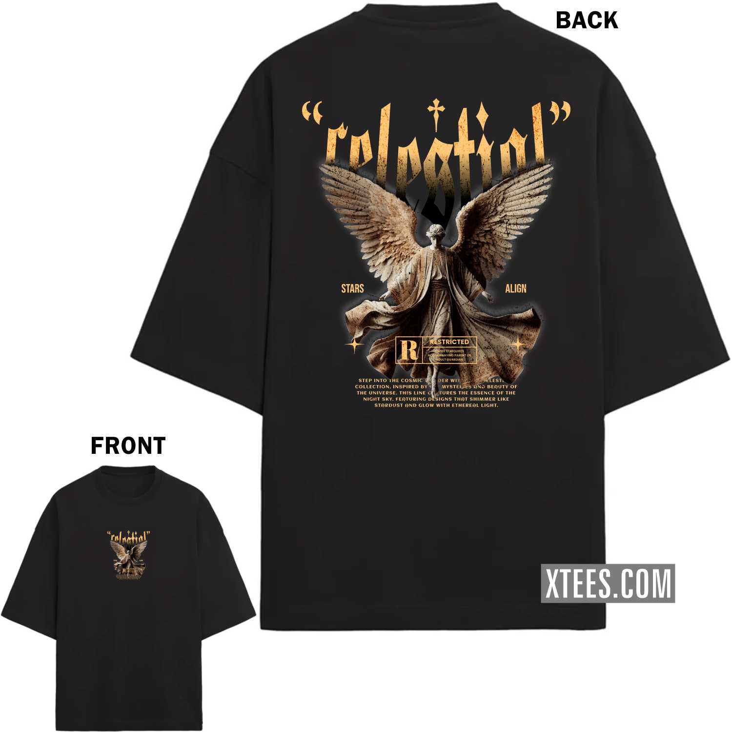 Graphics Printed Streetwear Oversized T-shirt 00008 image