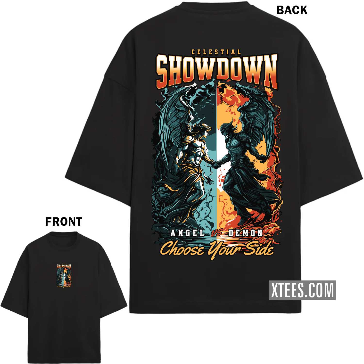 Graphics Printed Streetwear Oversized T-shirt 00010 image
