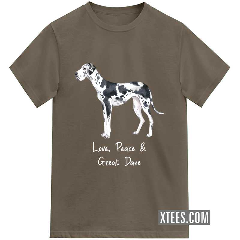 Great Dane Dog Printed T-shirt image
