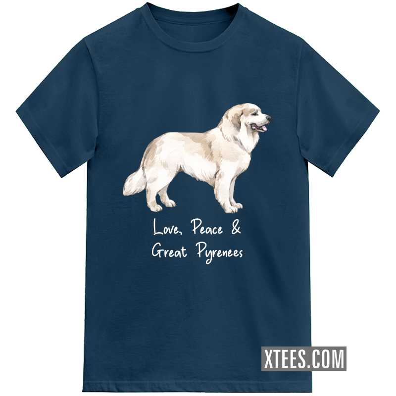 Great Pyrenees Dog Printed T-shirt image