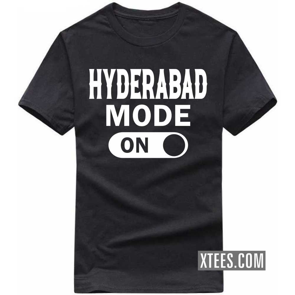 HYDERABAD Mode On India City T-shirt image