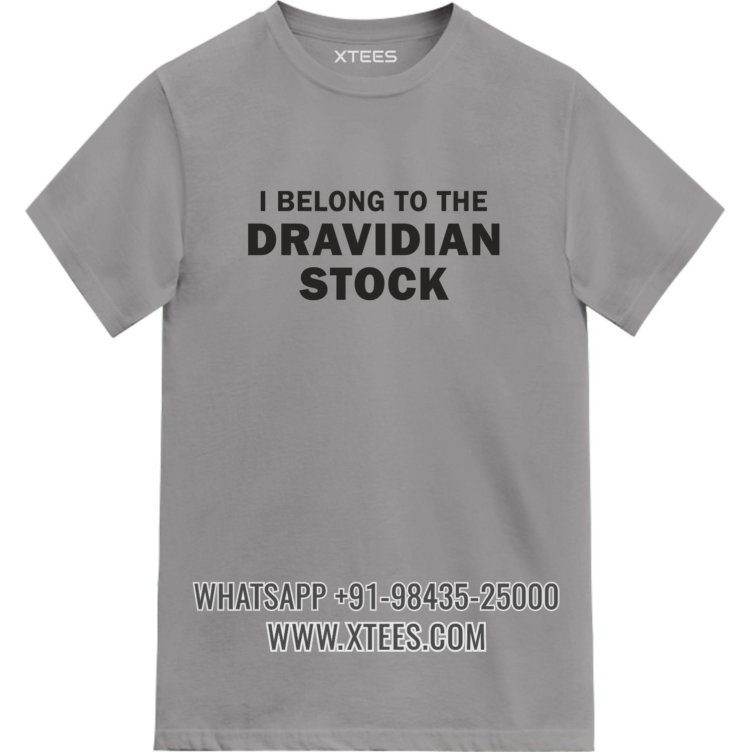 I Belong To The Dravidian Stock Dmk Quotes T-shirt India image