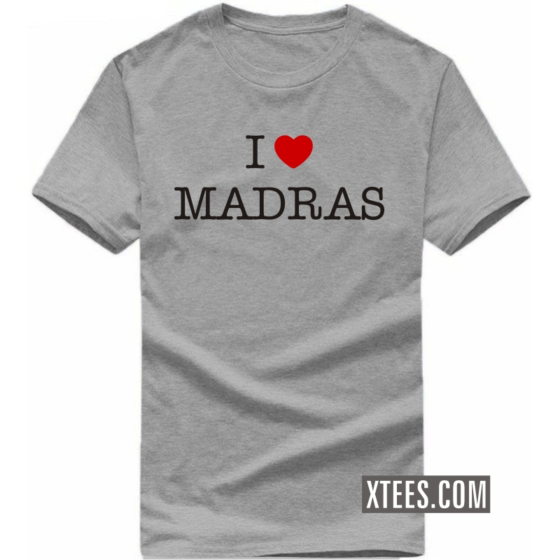 I Love Madras T Shirt image