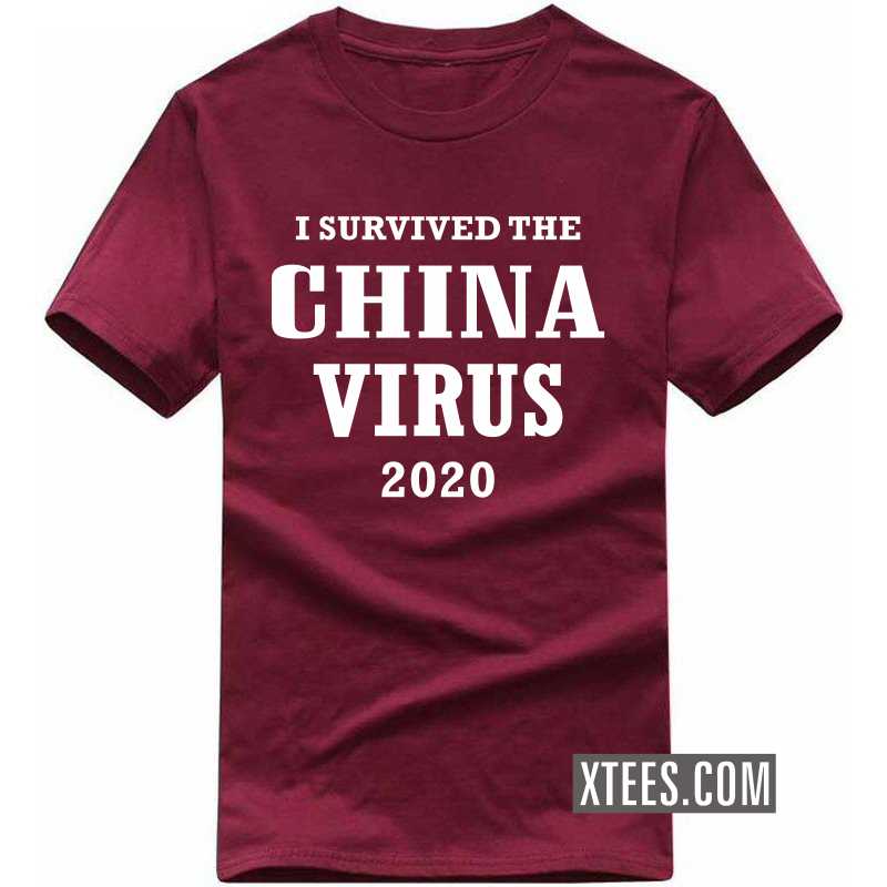 I Survived The China Virus 2020 T-shirt image