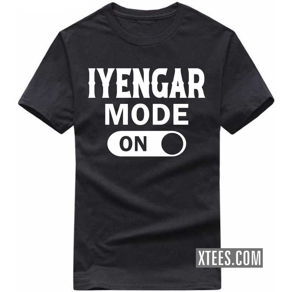 Iyengar Mode On Caste Name T-shirt image