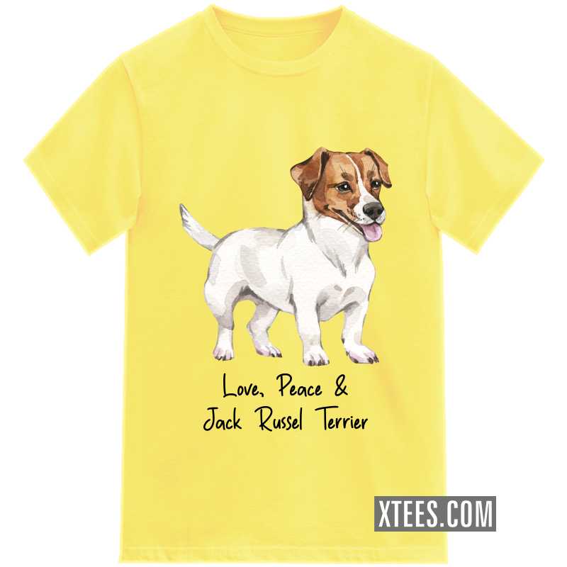 Jack Russel Terrier Dog Printed T-shirt image