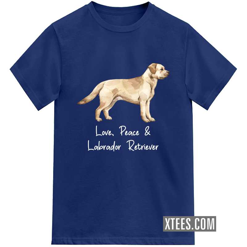 Labrador Retriever Dog Printed T-shirt image