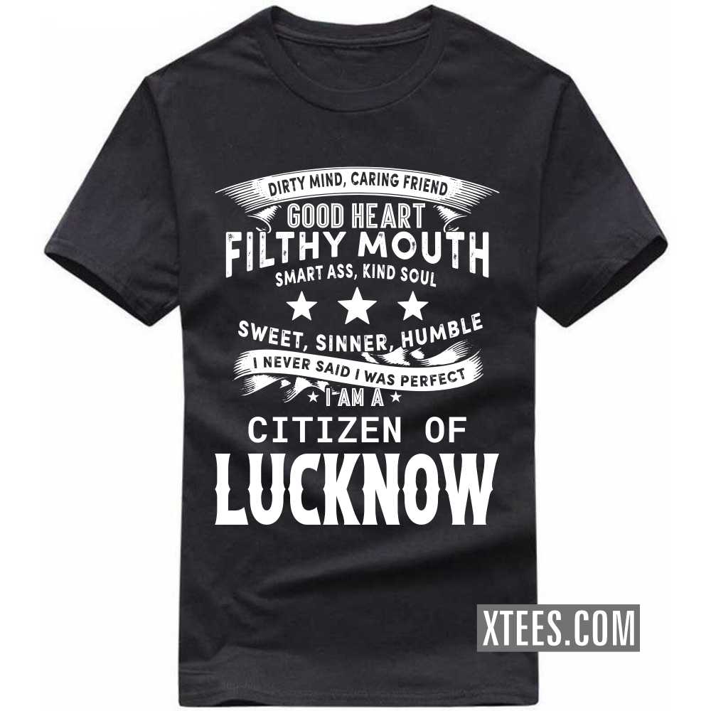 I Never Said I Was Perfect I Am A Citizen Of LUCKNOW India City T-shirt image
