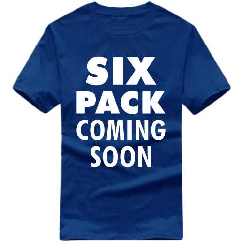 Six Pack Coming Soon Gym T-shirt India image