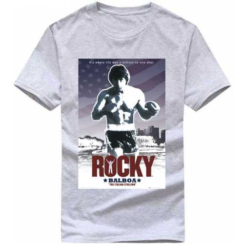 Rocky Balboa Daily Motivational Slogan T-shirts image