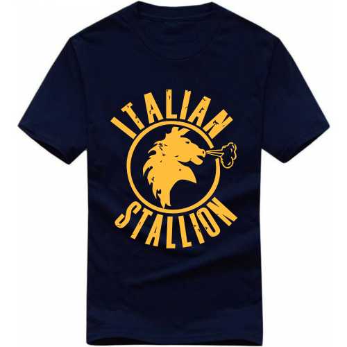 Italian Stallion Symbol Slogan T-shirts image
