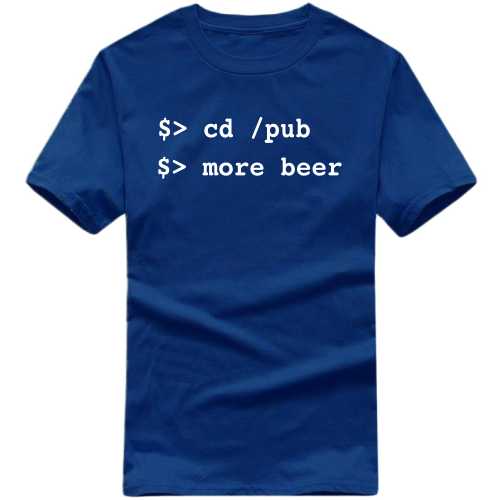 Cd / Pub More Beer Alcohol T-shirt India image