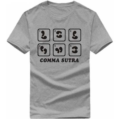 Comma Sutra Funny T-shirt India image
