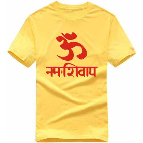 Om Namah Shivaya Hindu Slogan Slogan T-shirts image