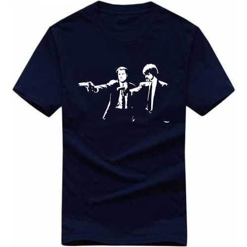 Pulp Fiction Movie Star Slogan T-shirts image