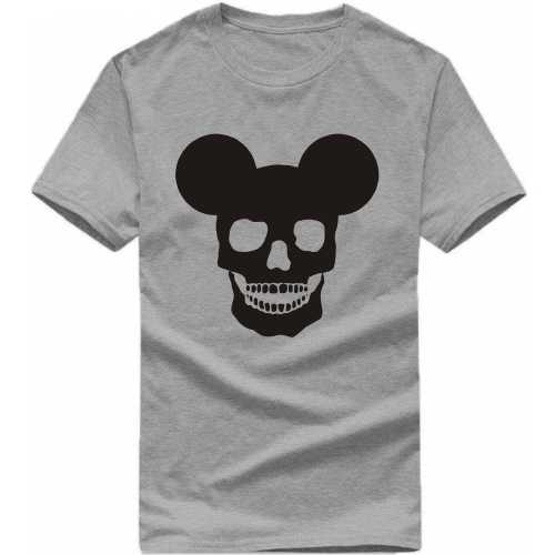 Mickey Skull Symbol Slogan T-shirts image