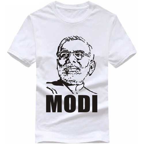 Modi Face Slogan T-shirts image