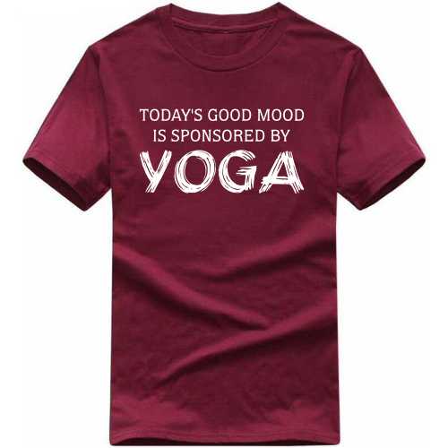 Today's Good Mood Is Sponsored By Yoga T Shirt image