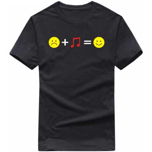 Sadness + Music = Happiness T Shirt image