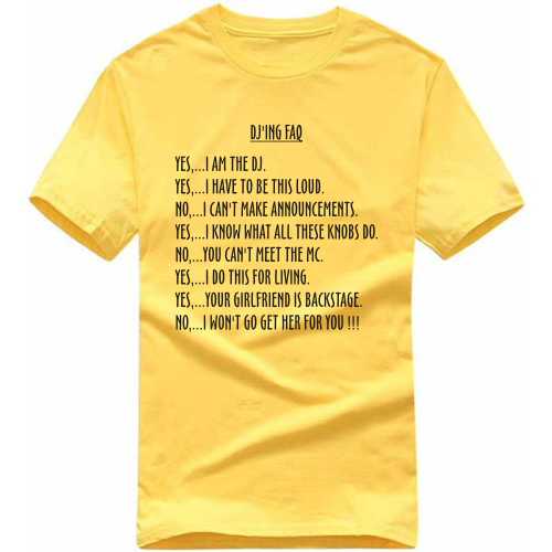 Dj'ing Faq T Shirt image