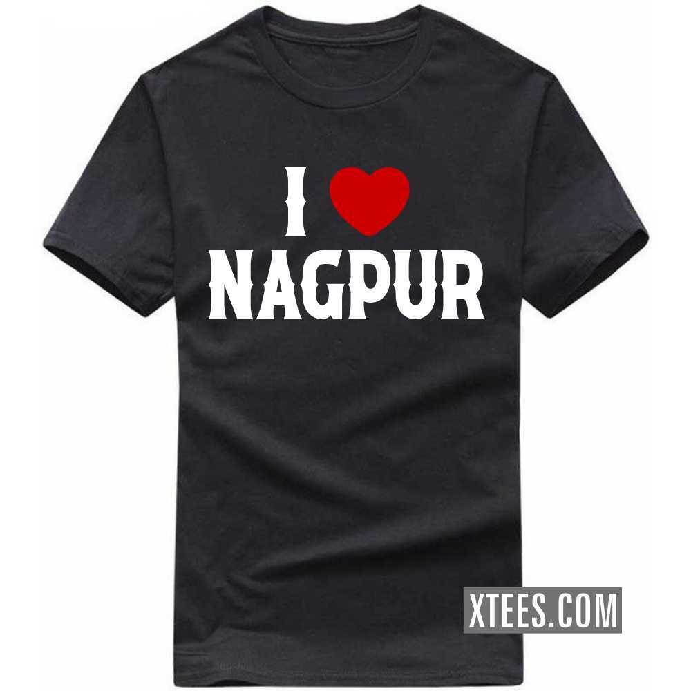 I Heart Love NAGPUR India City T-shirt image