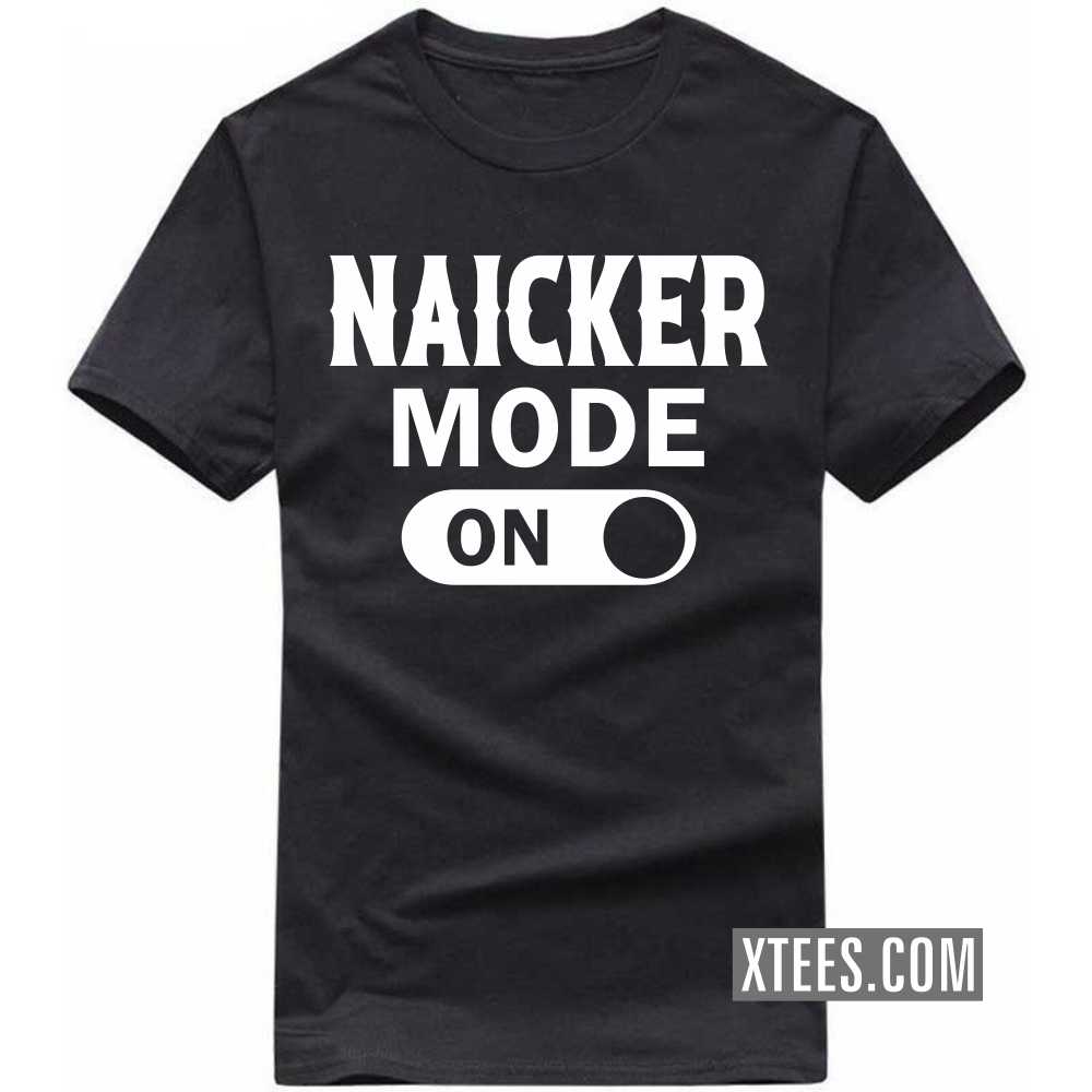 Naicker Mode On Caste Name T-shirt image