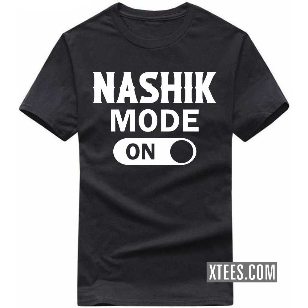 NASHIK Mode On India City T-shirt image