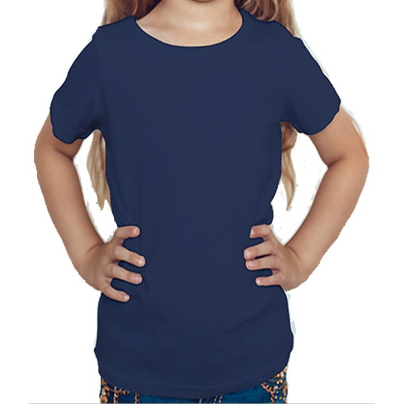 plain blue t shirt for girls