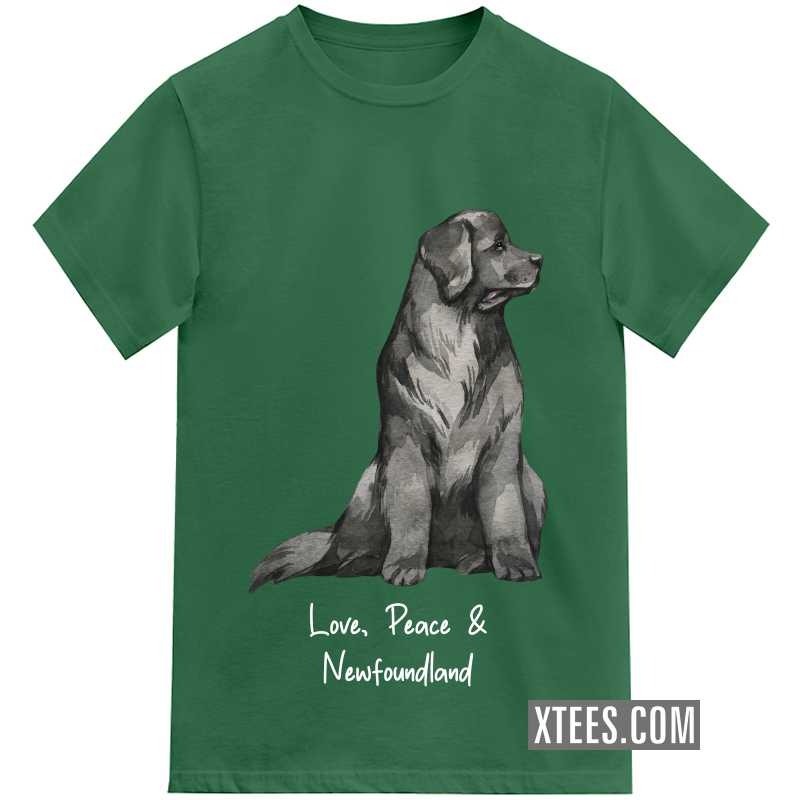 Newfoundland Dog Printed Kids T-shirt image