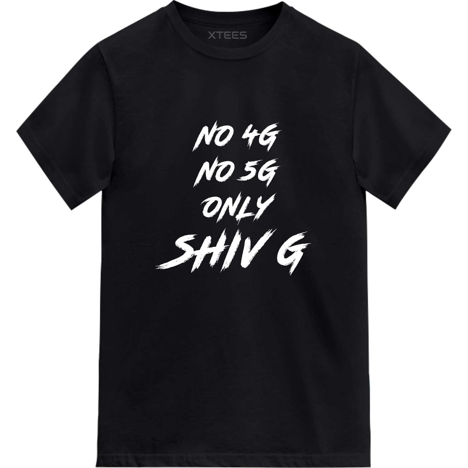 No 4g No 5g Only Shiv G Lord Shiva Hindu Devotional Slogan T-shirts image