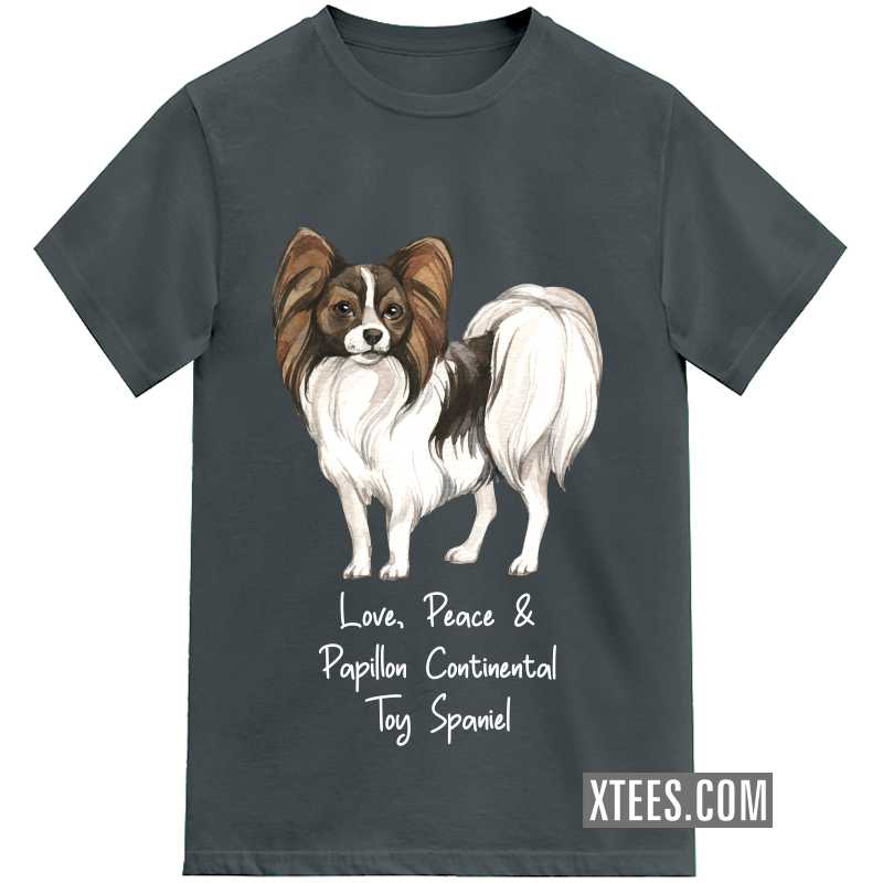 Papillon Continental Toy Spaniel Dog Printed Kids T-shirt image