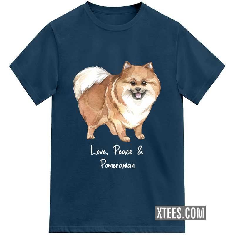 Pomeranian Dog Printed Kids T-shirt image