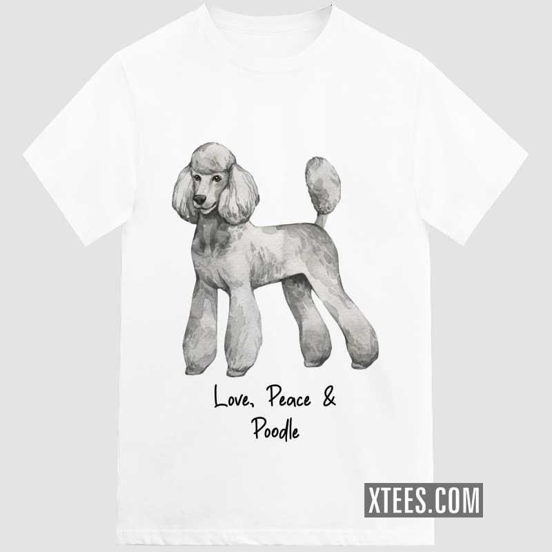 Poodle Standard Dog Printed T-shirt image