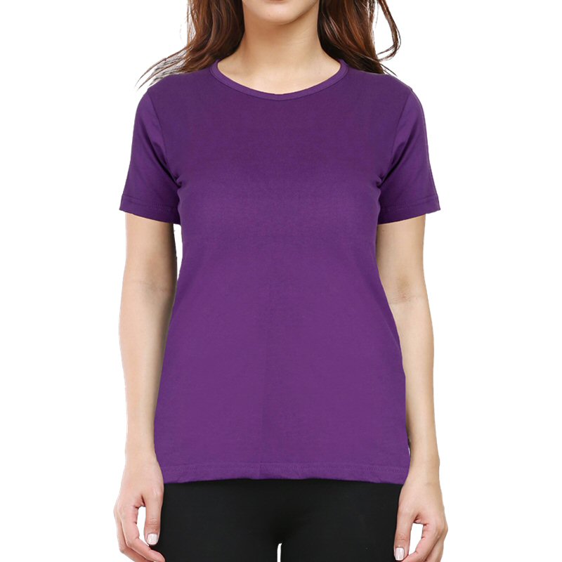 LASTINCH Solid Women Round Neck Maroon T-Shirt - Buy LASTINCH Solid Women  Round Neck Maroon T-Shirt Online at Best Prices in India