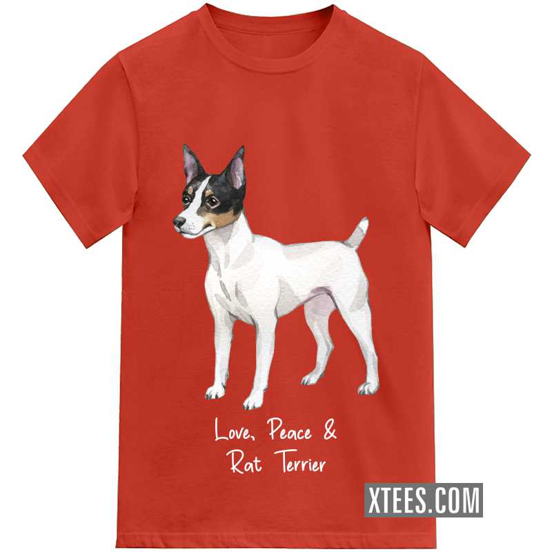 Rat Terrier Dog Printed T-shirt image