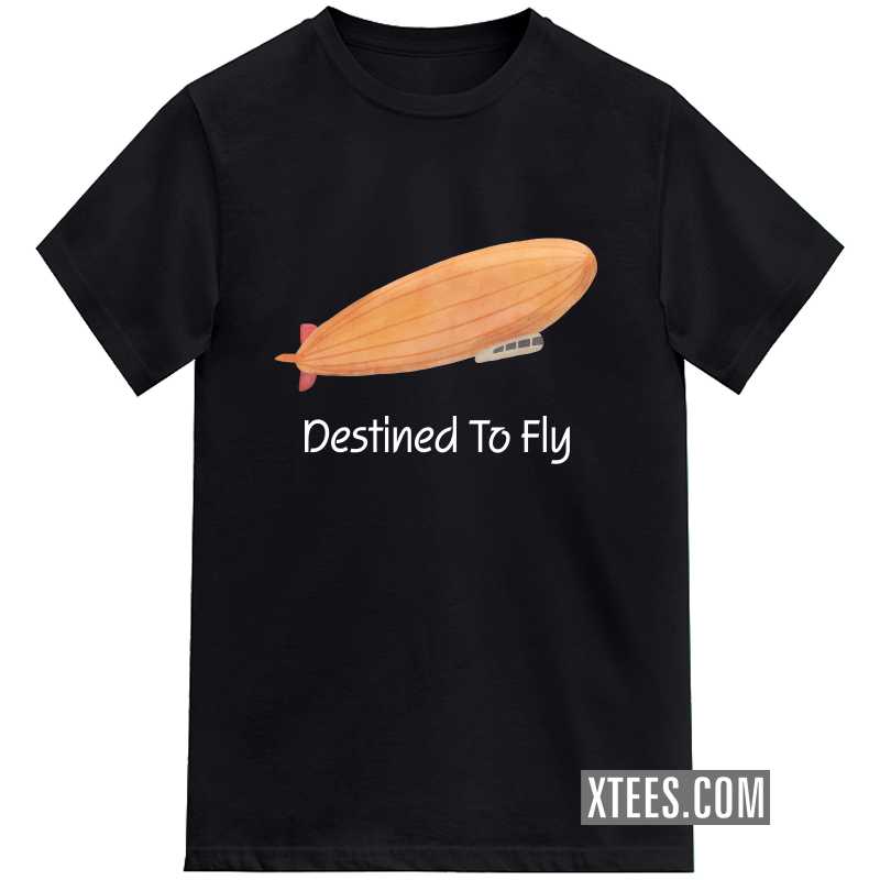 Destined To Fly Hot Air Baloon Printed Kids T-shirt image