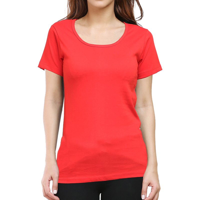 Plain red cheap shirt womens
