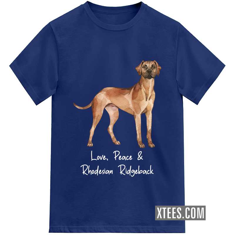 Rhodesian Ridgeback Dog Printed T-shirt image