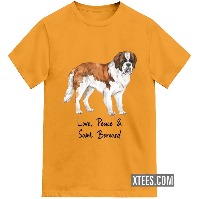 Saint Bernard Dog Printed Kids T-shirt image