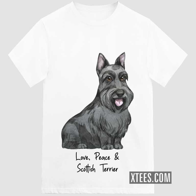 Scottish Terrier Dog Printed Kids T-shirt image