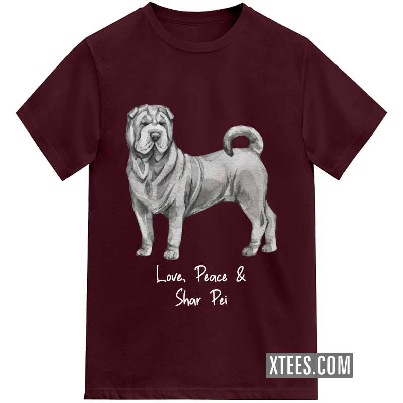 Shar Pei Dog Printed Kids T-shirt image