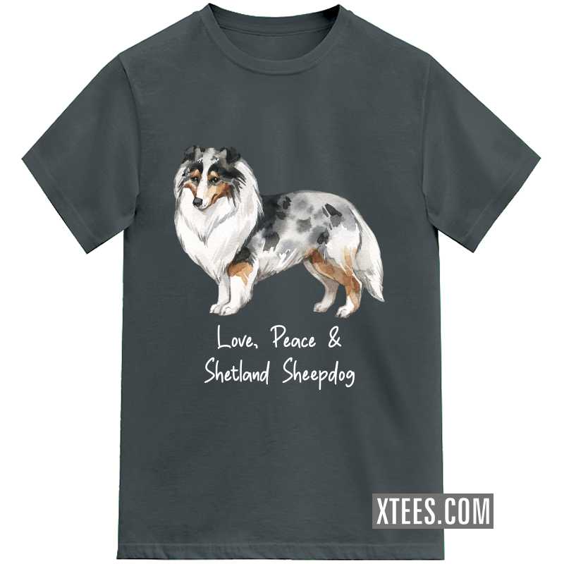 Shetland Sheepdog Dog Printed Kids T-shirt image