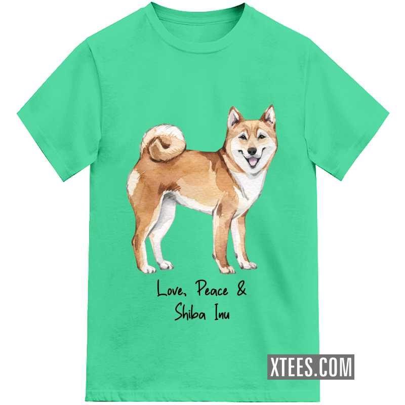 Shiba Inu Dog Printed | Xtees T-shirt