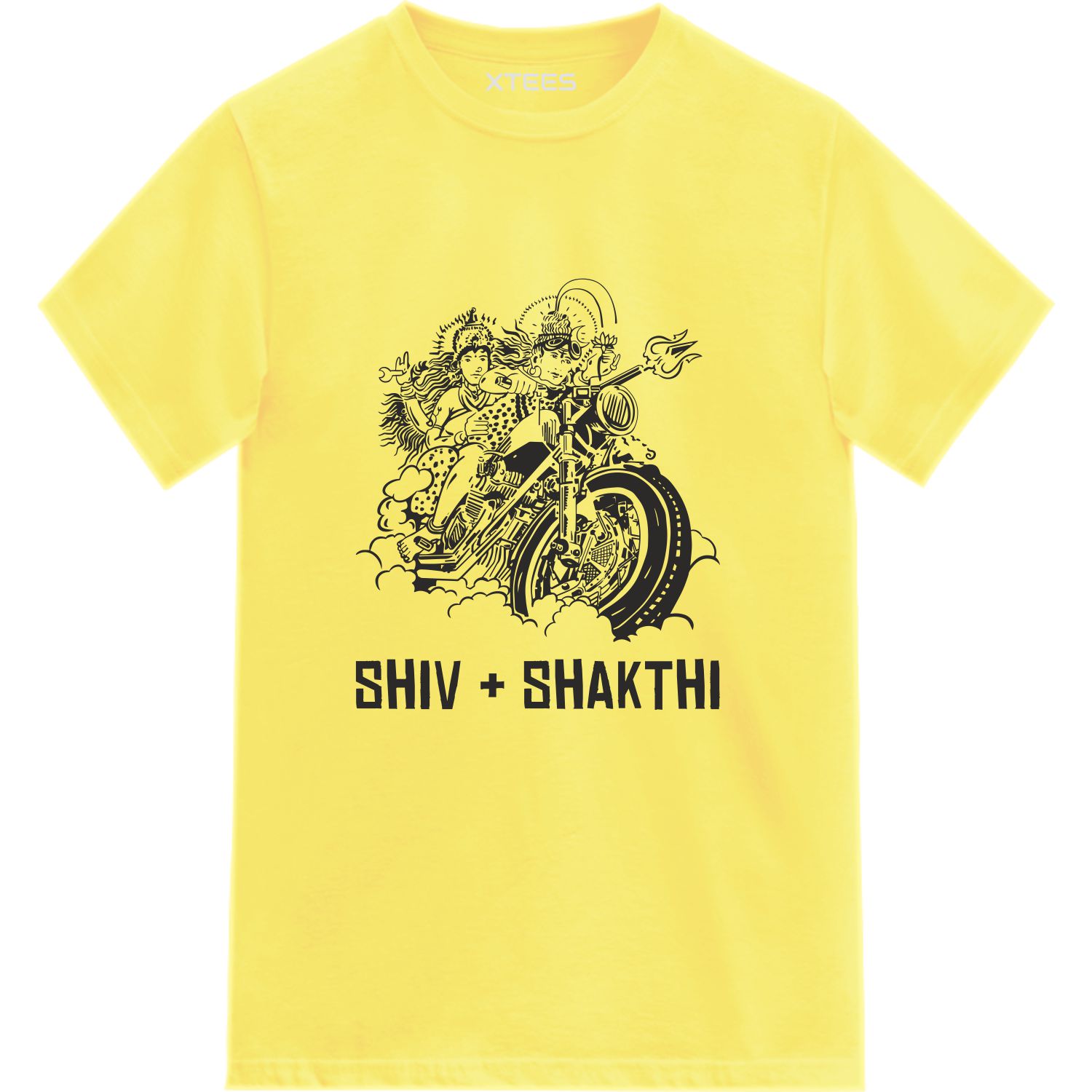Shiv + Shakthi Couple Biker T-shirt India image