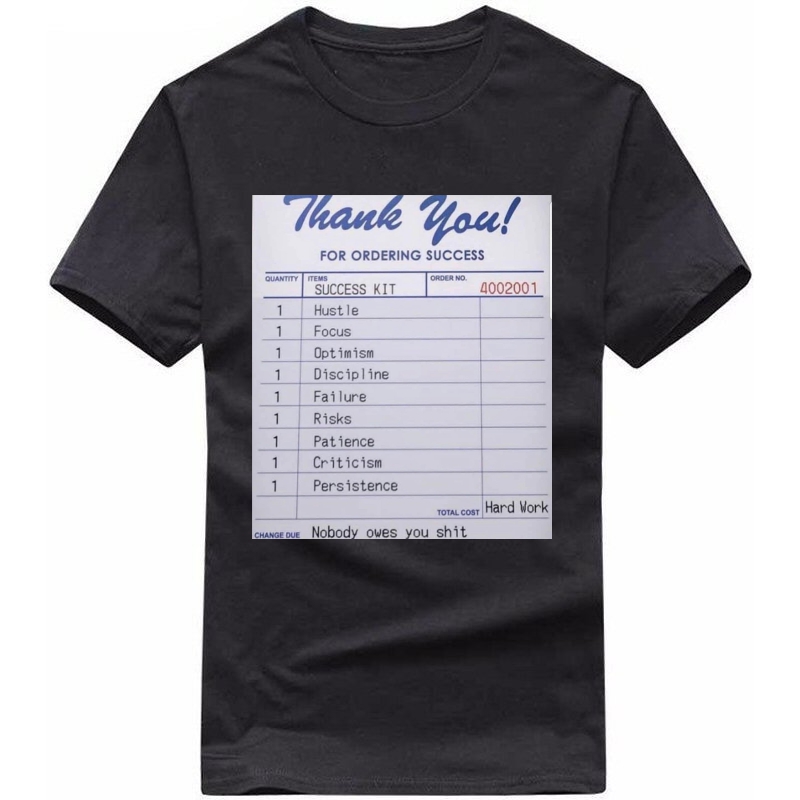 Success Kit Ordering : Entrepreneur & Startup T-shirt image